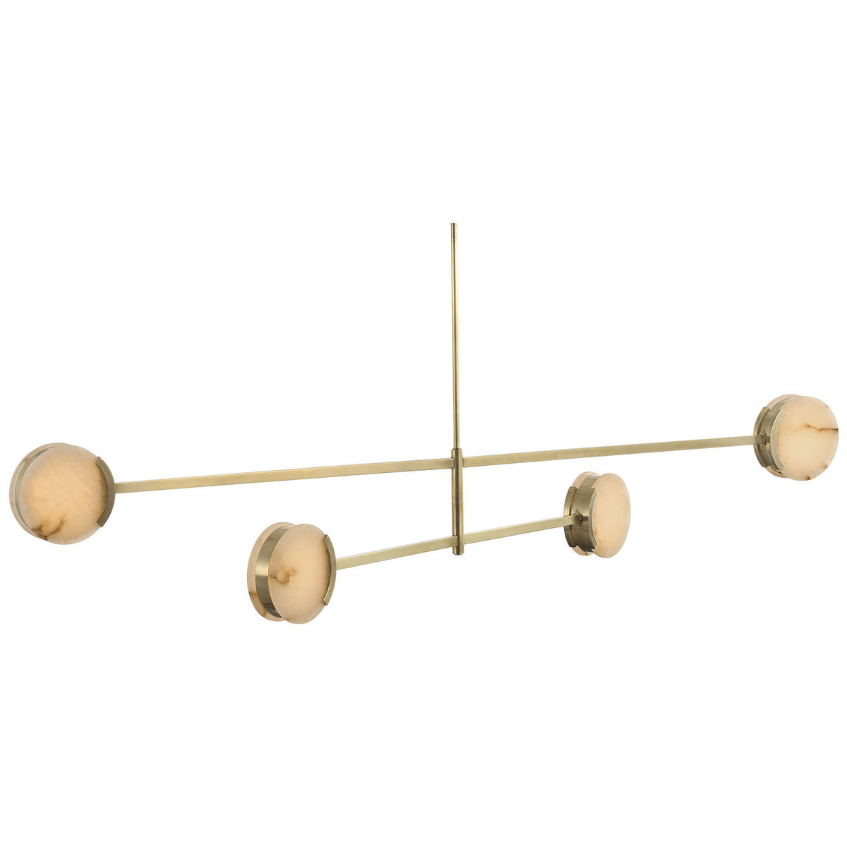 Kelly Wearstler Melange 72" Multi-Positional Chandelier with Alabaster