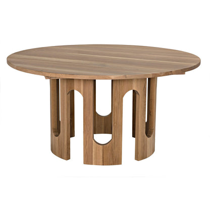 Kirill Round Solid Oak Dining Table