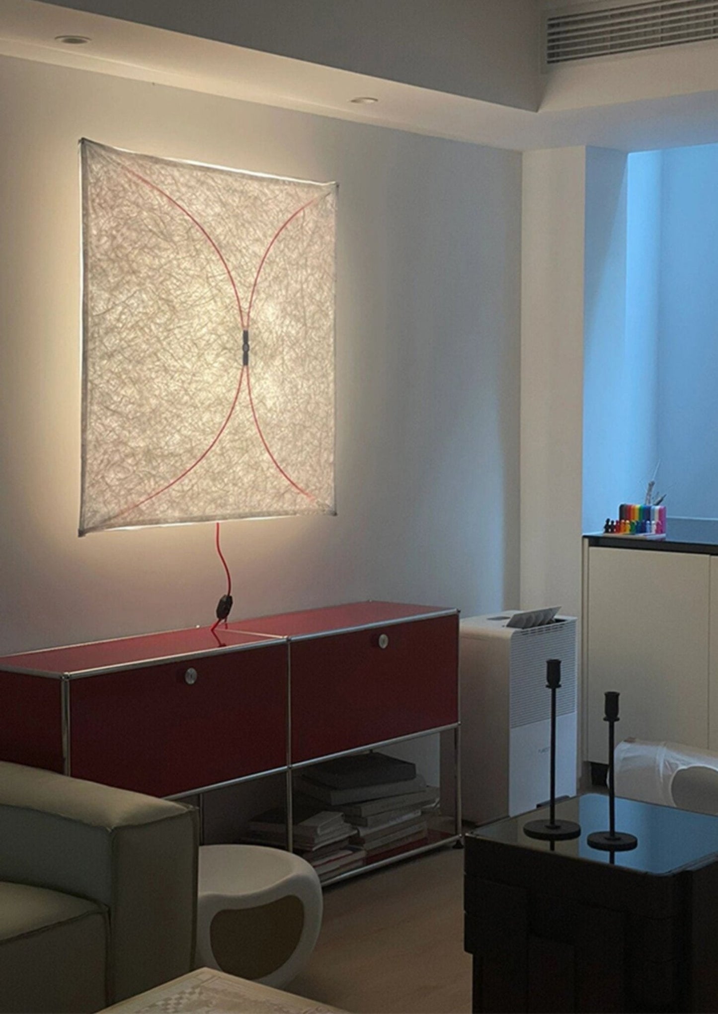 Kite Shaped Paper Wall Lamp