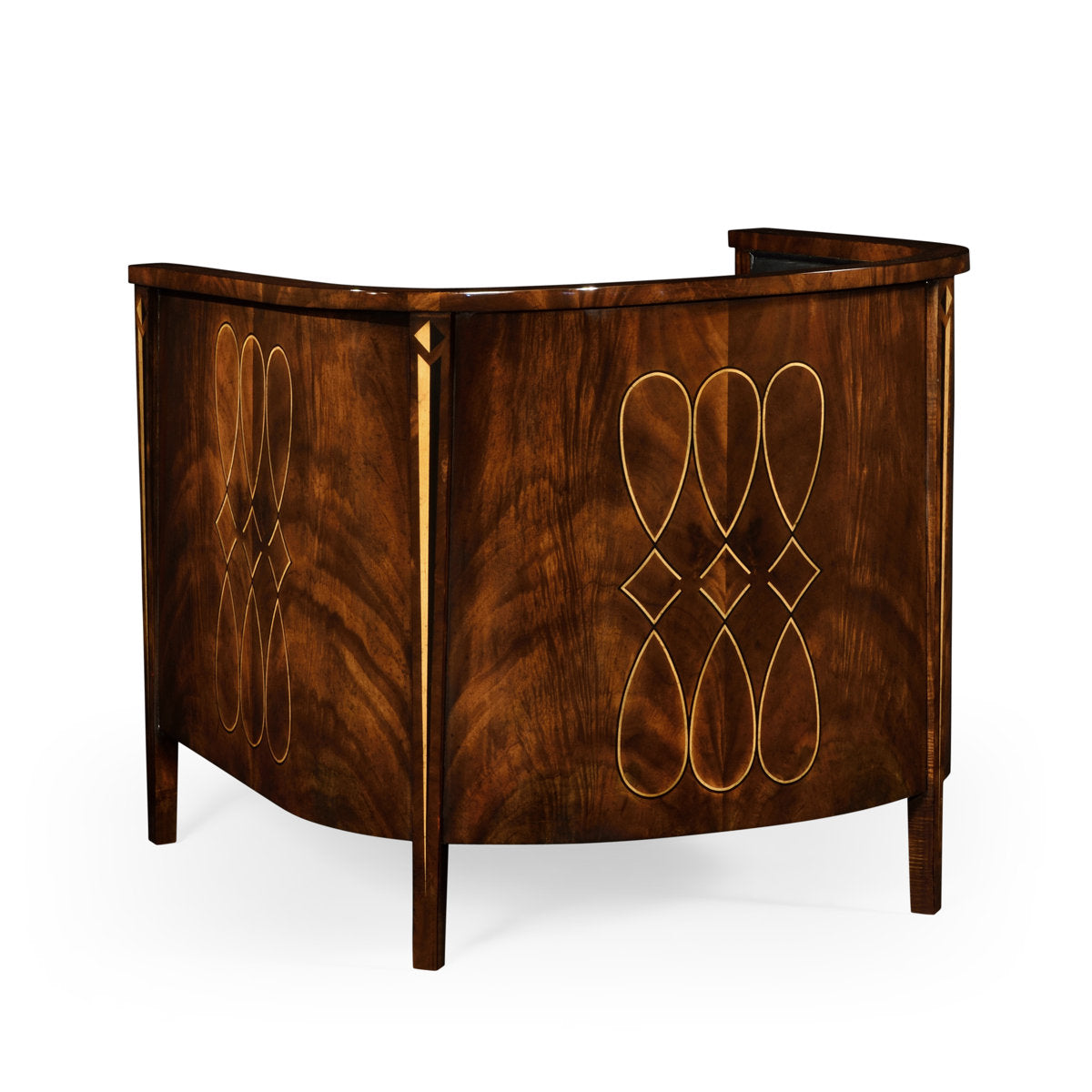Knightsbridge Leather Barrel Chair