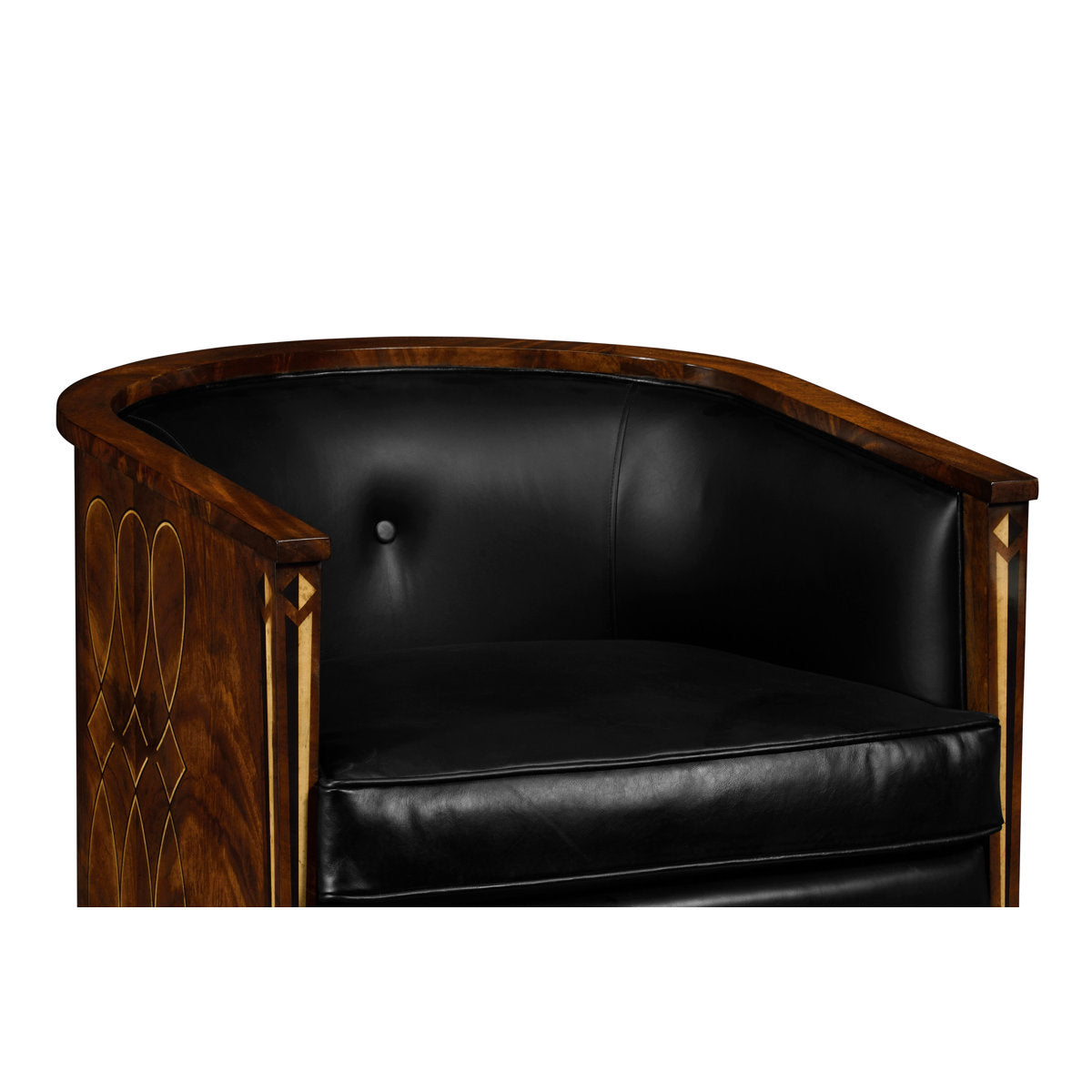 Knightsbridge Leather Barrel Chair