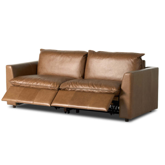 Kosa Power Recliner 2PC Sectional-Sonoma Chestnut