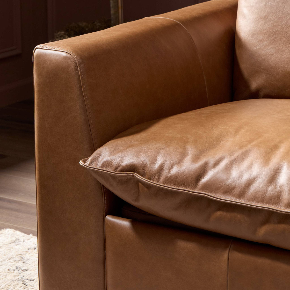 Kosa Power Recliner 2PC Sectional-Sonoma Chestnut