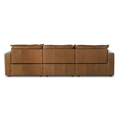 Kosa Power Recliner 3PC Sectional-Sonoma Chestnut