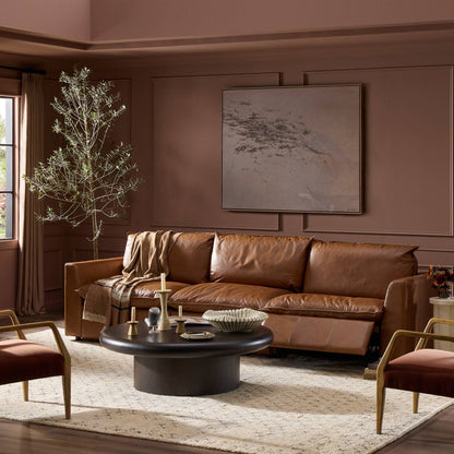 Kosa Power Recliner 3PC Sectional-Sonoma Chestnut