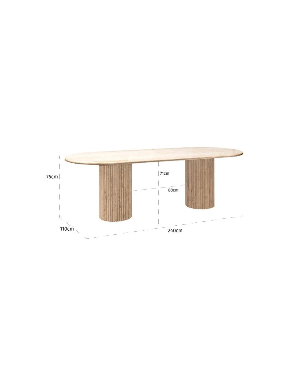 La Cantera Oval Dining Table