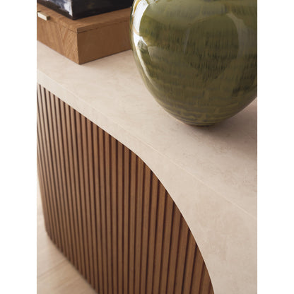 La Costa 71'' W Marble Console Table