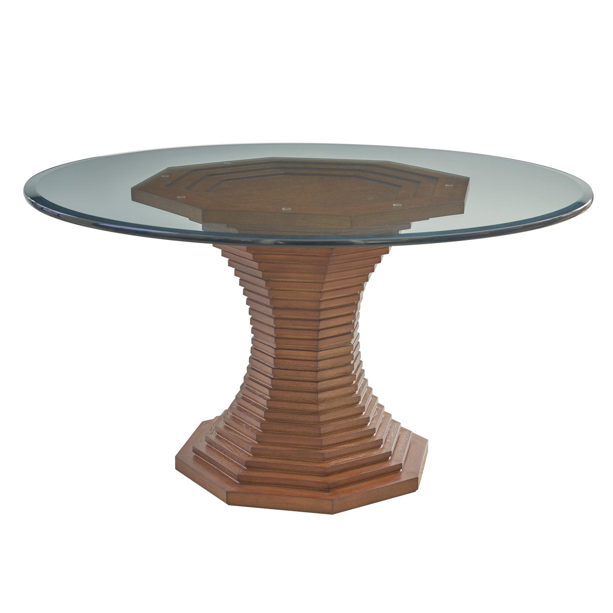 La Costa Round Glass Dining Table