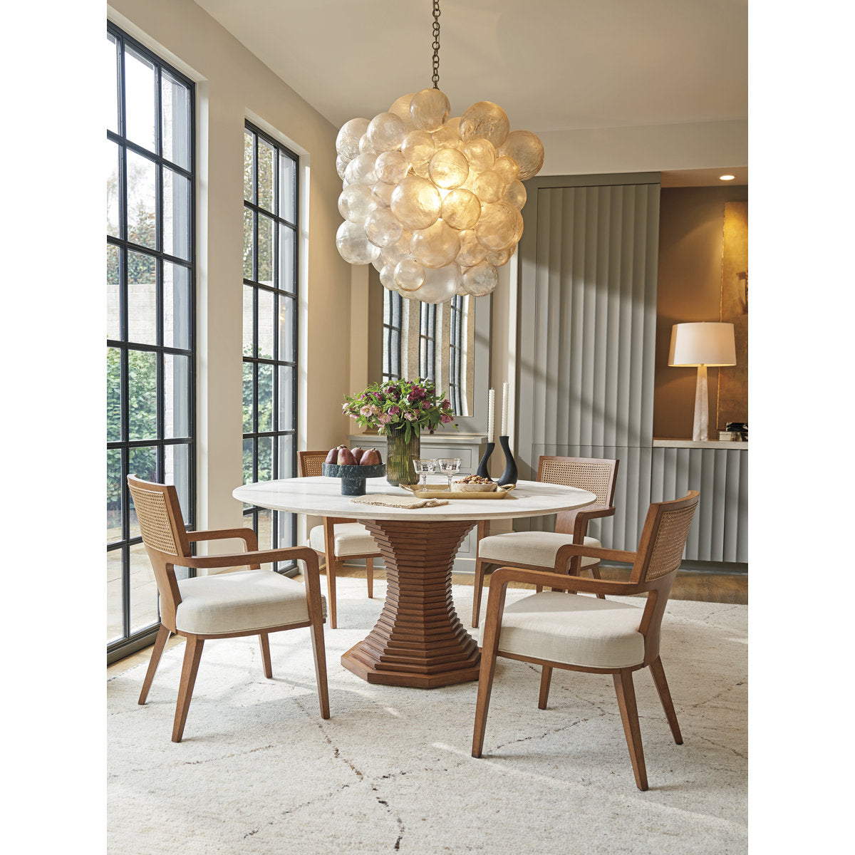 La Costa Round Marble Dining Table