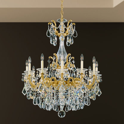 La Scala 12 - Light Glass Chandelier