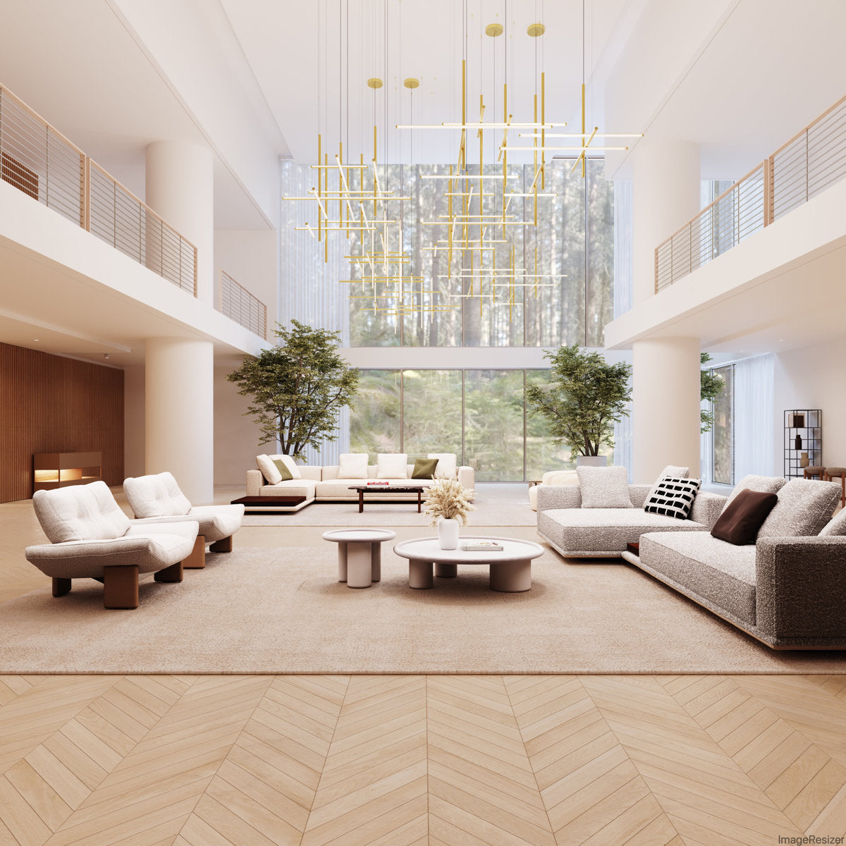 Labyrinth 1 - Light LED Chandelier
