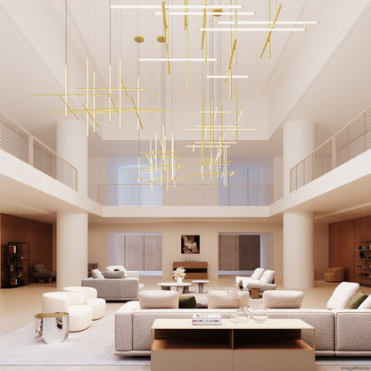 Labyrinth 1 - Light LED Chandelier