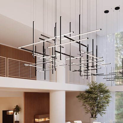 Labyrinth 1 - Light LED Chandelier