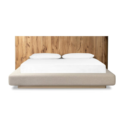 Lara Bed-Natural Reclaimed French Oak-Queen