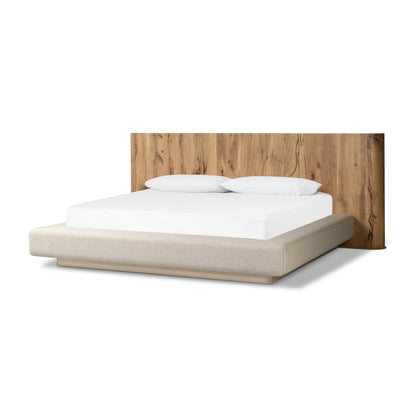 Lara Bed-Natural Reclaimed French Oak-Queen
