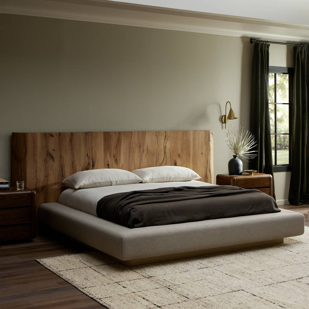 Lara Bed-Natural Reclaimed French Oak-Queen