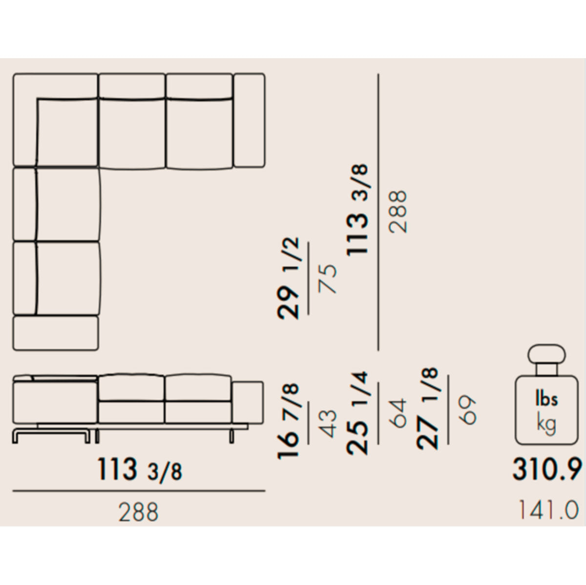 Largo Modular Sectional