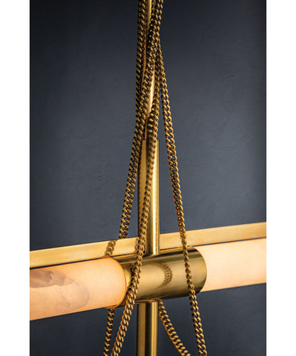 Lariat - Dimmable LED Cylinder Chandelier by Noz Nozawa for Corbett Lighting