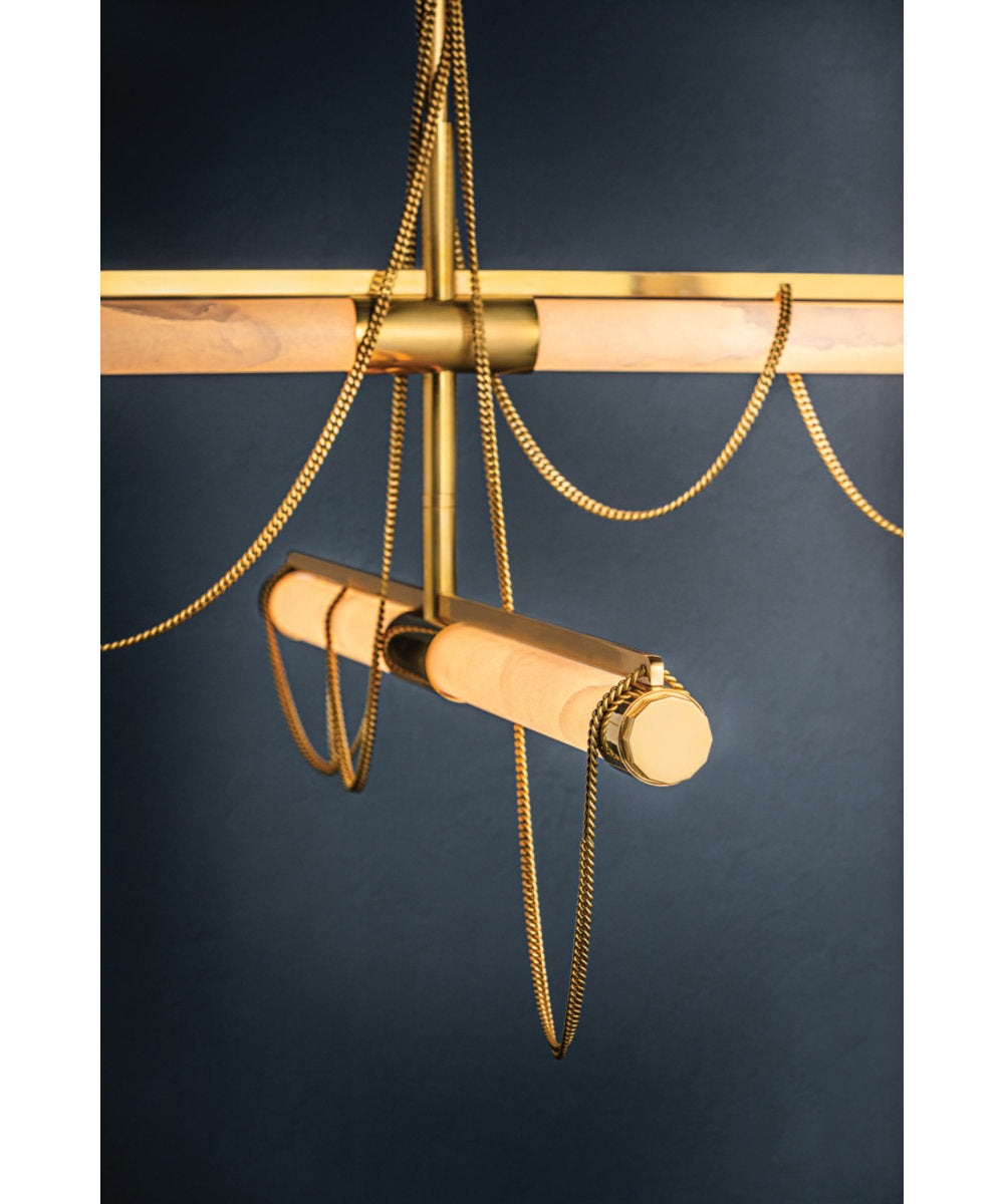 Lariat - Dimmable LED Cylinder Chandelier by Noz Nozawa for Corbett Lighting