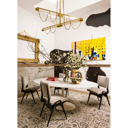 Lariat - Dimmable LED Cylinder Chandelier by Noz Nozawa for Corbett Lighting