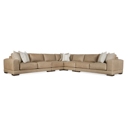 Lars Leather Modular Sectional