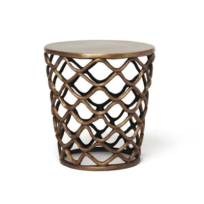 Lattice End Table