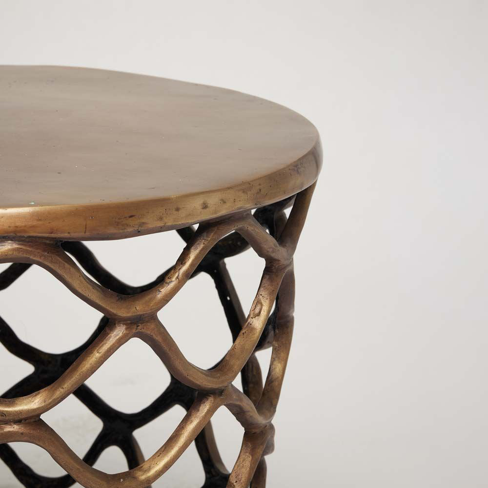 Lattice End Table