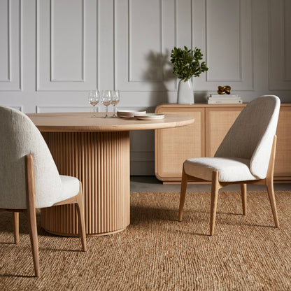 Laurel Round Marble Dining Table
