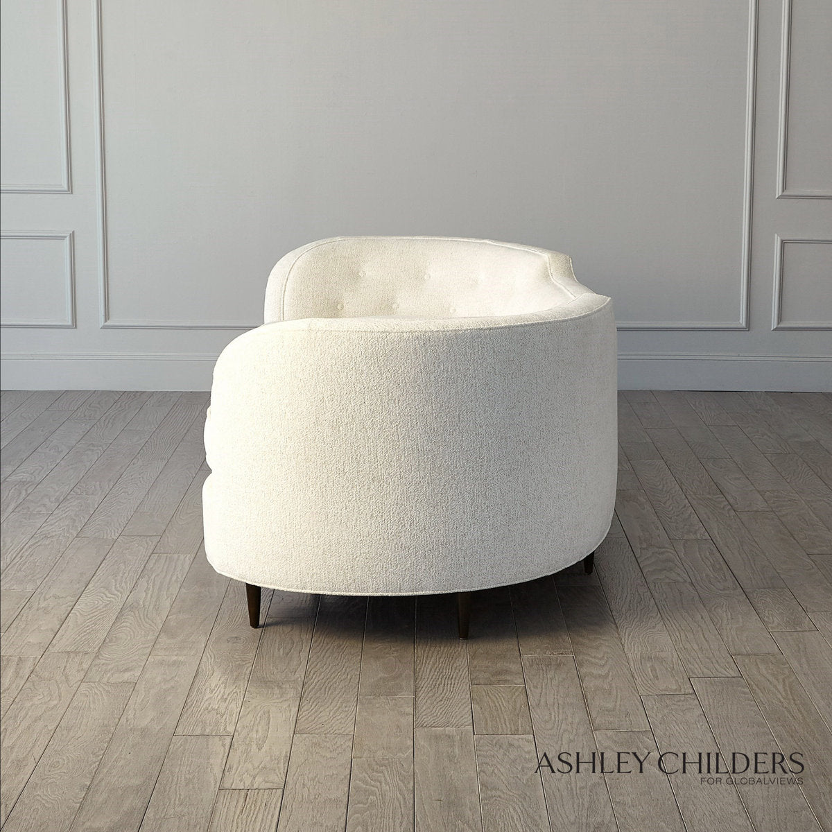 Lauren 89.5'' Curved Sofa
