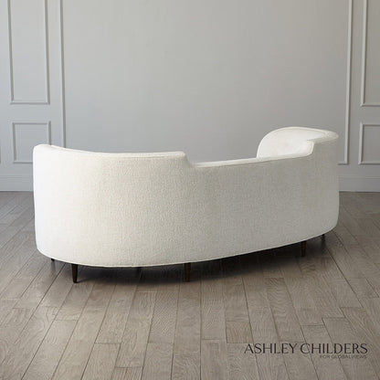 Lauren 89.5'' Curved Sofa