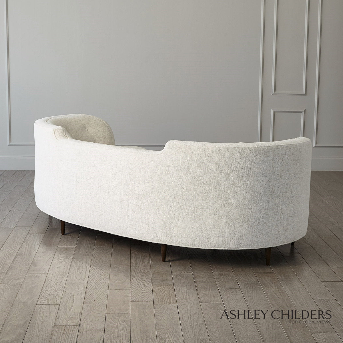 Lauren 89.5'' Curved Sofa