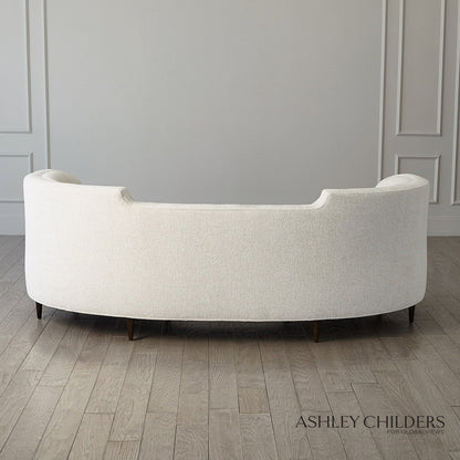 Lauren 89.5'' Curved Sofa
