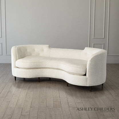 Lauren 89.5'' Curved Sofa