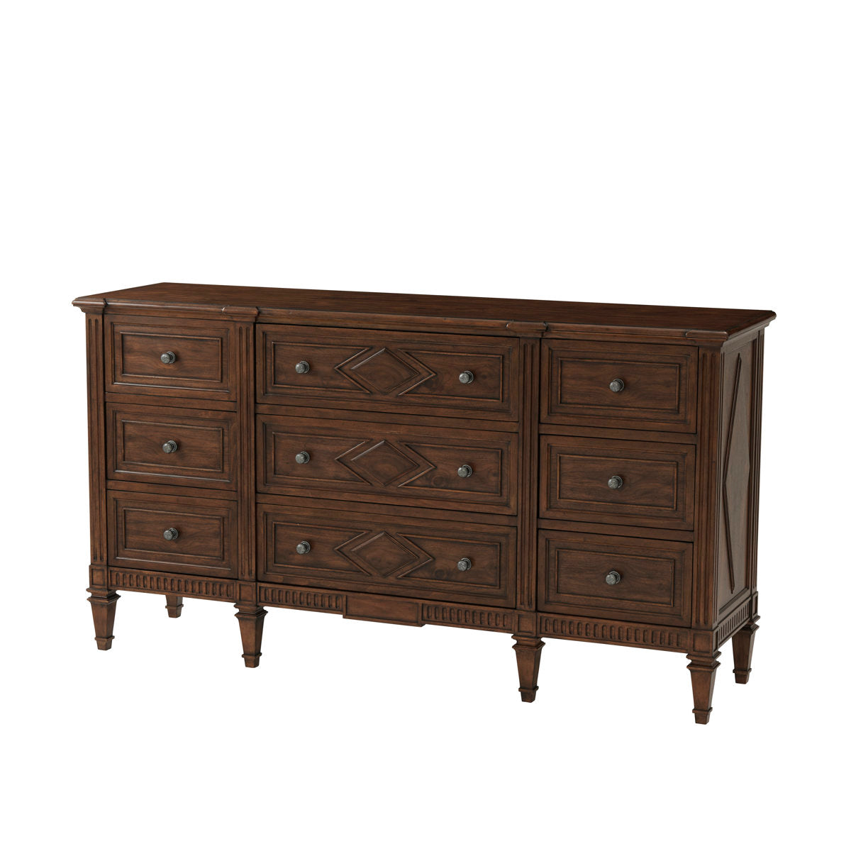 Laurent 9 - Drawer Solid Wood Dresser