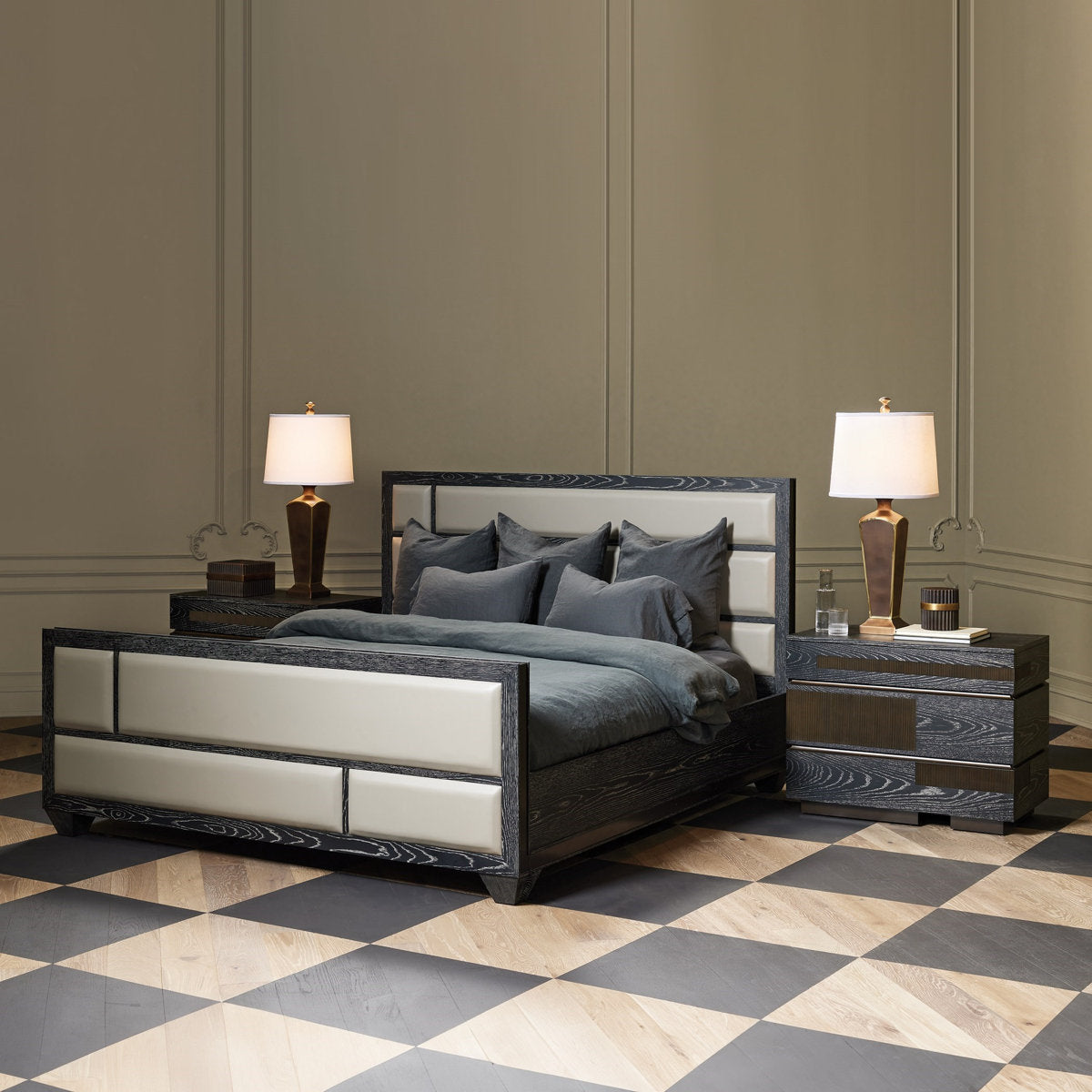 Leather Bed