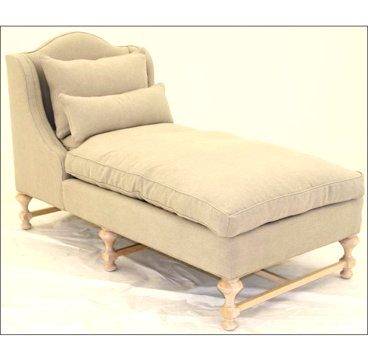 Leather Chaise Lounge