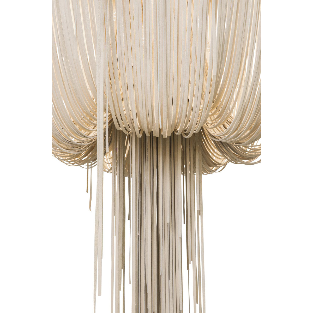 Leather Fringe Chandelier