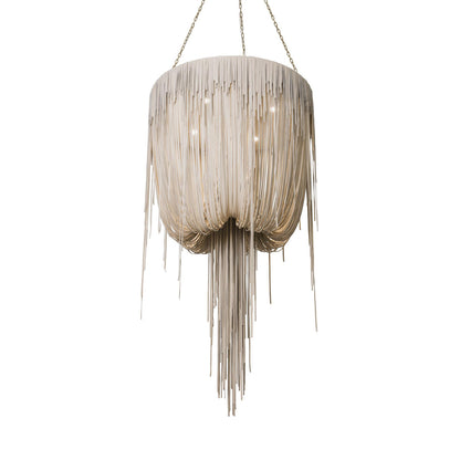 Leather Fringe Chandelier
