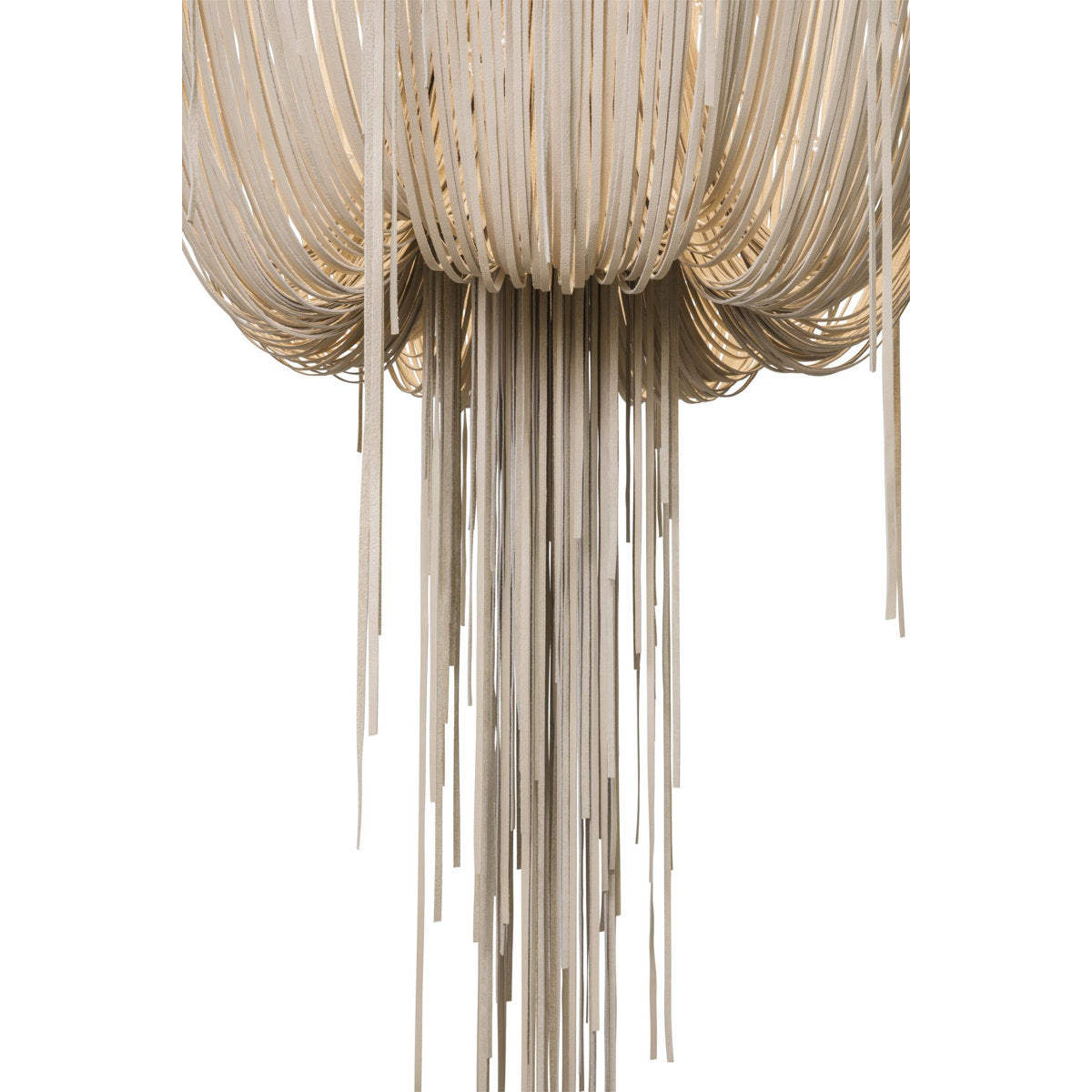 Leather Fringe Chandelier