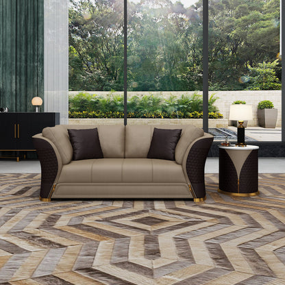 Leather Loveseat