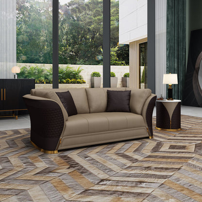 Leather Loveseat