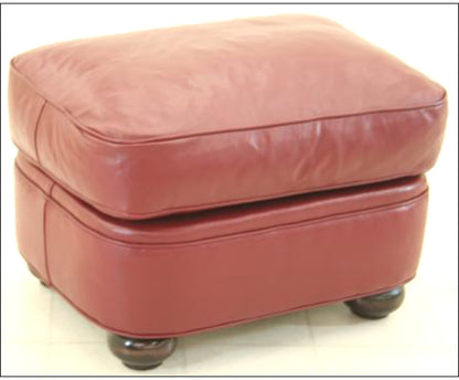 Leather Ottoman