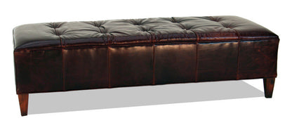Leather Ottoman