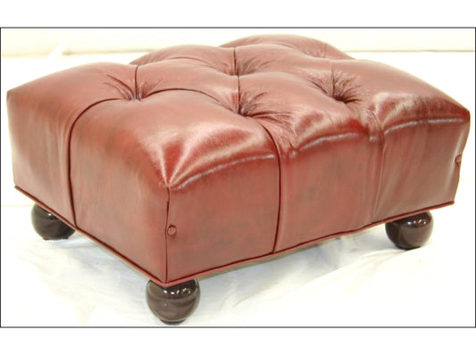 Leather Ottoman