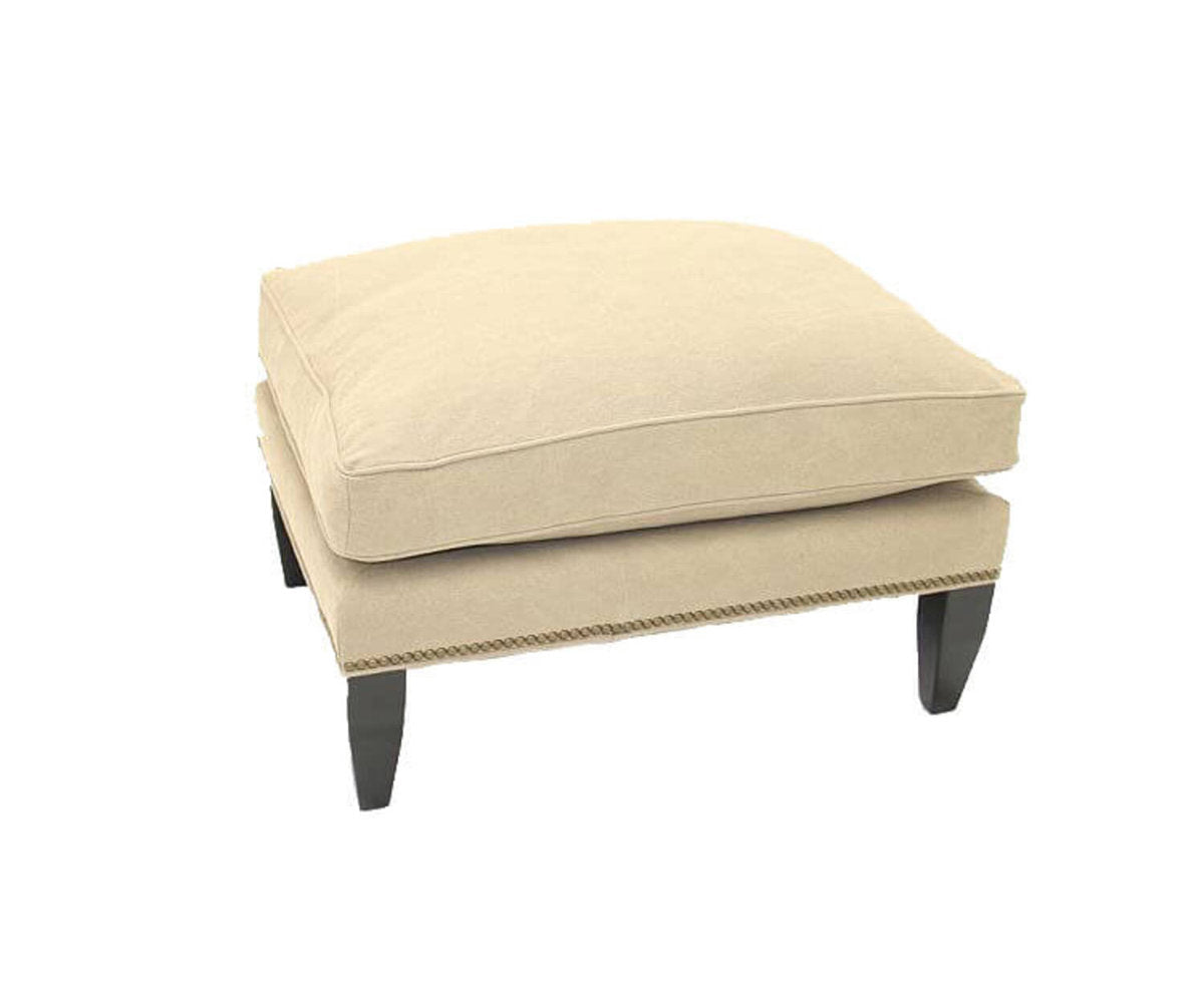 Leather Ottoman