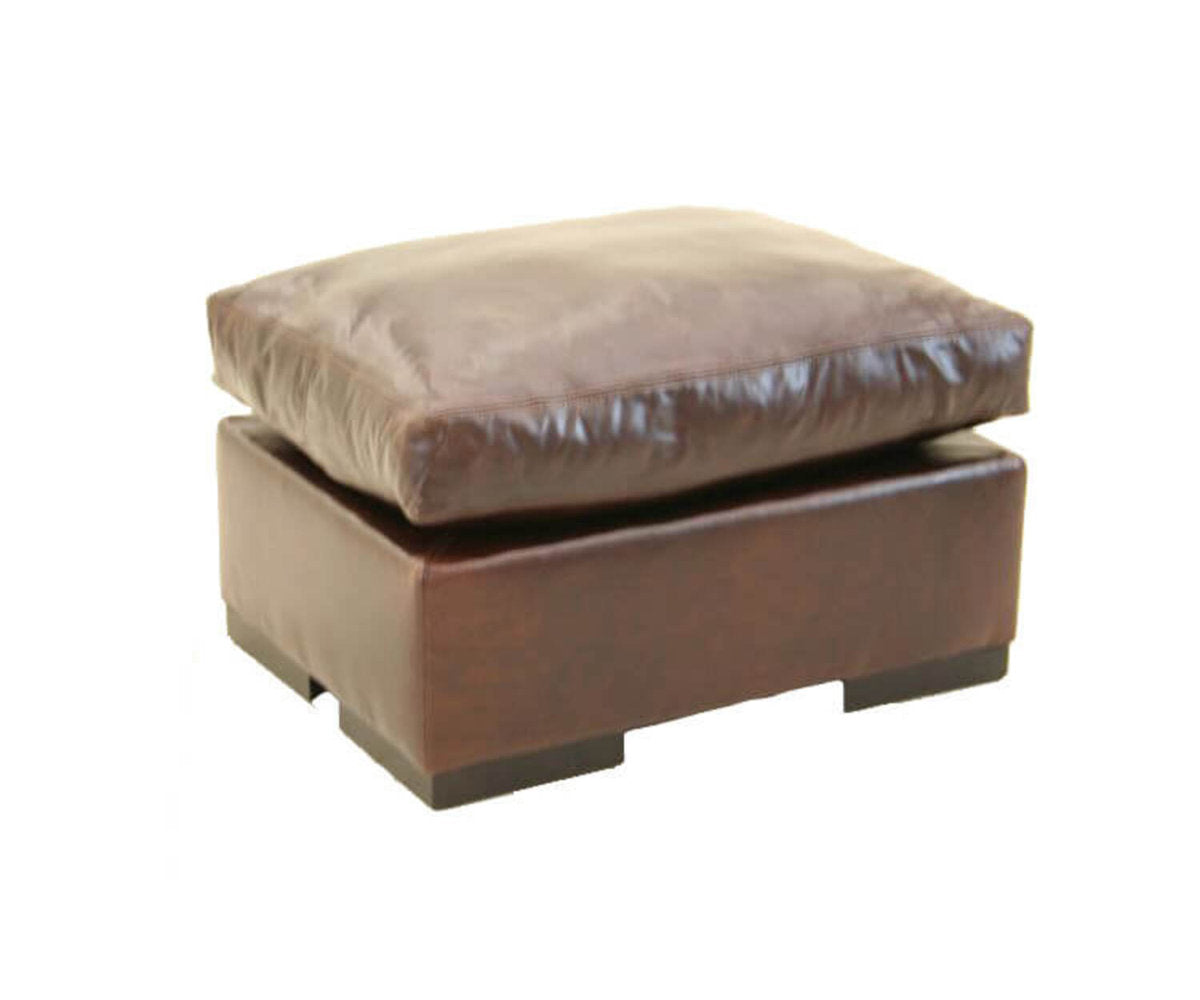 Leather Ottoman