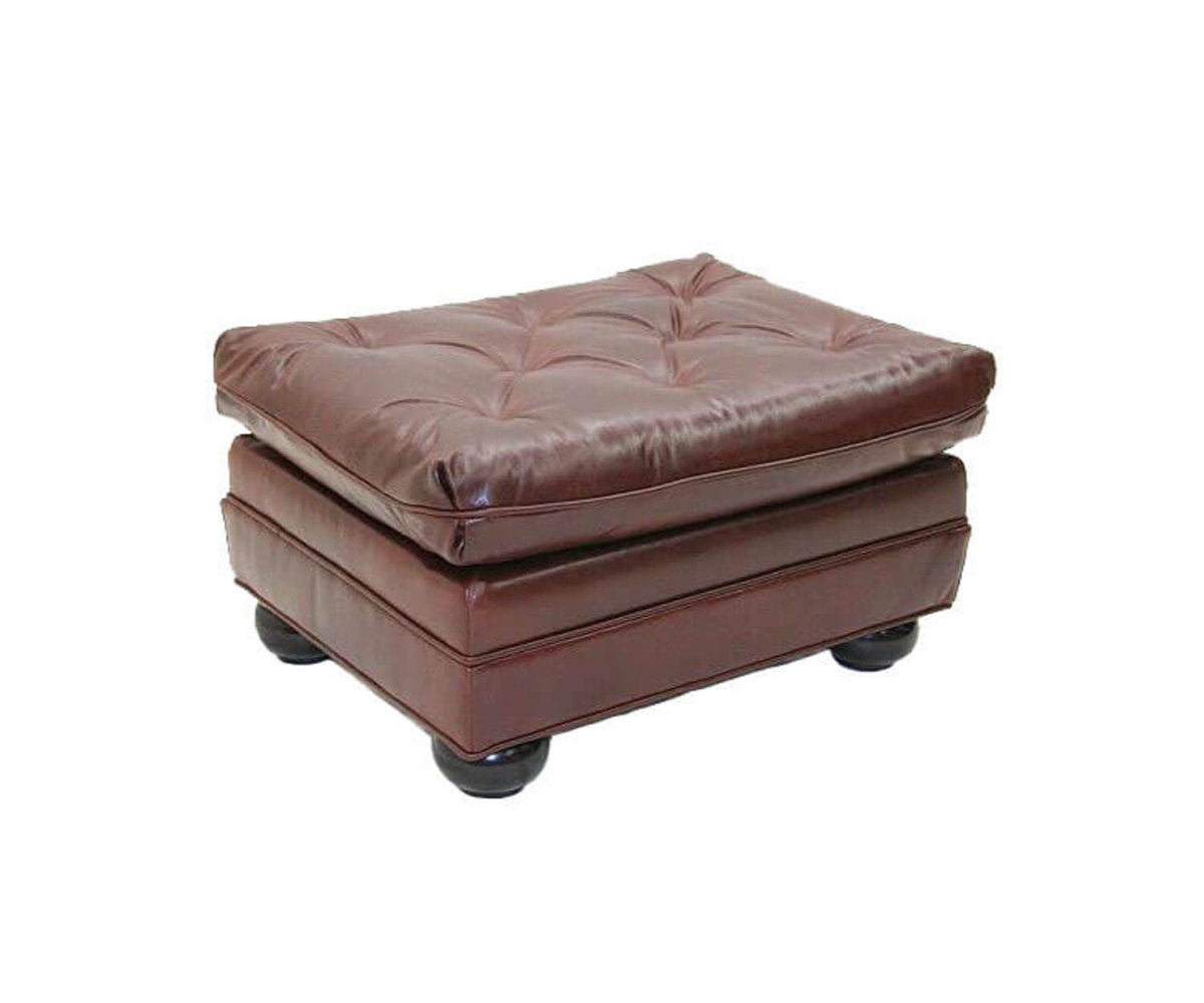 Leather Ottoman