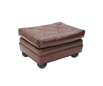Leather Ottoman