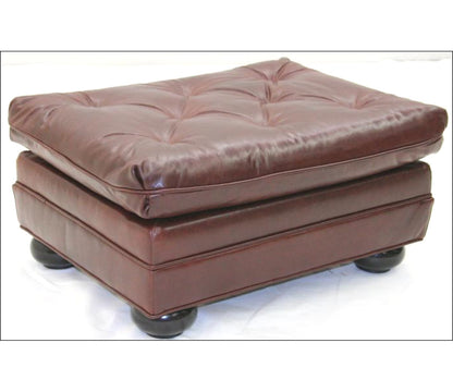 Leather Ottoman