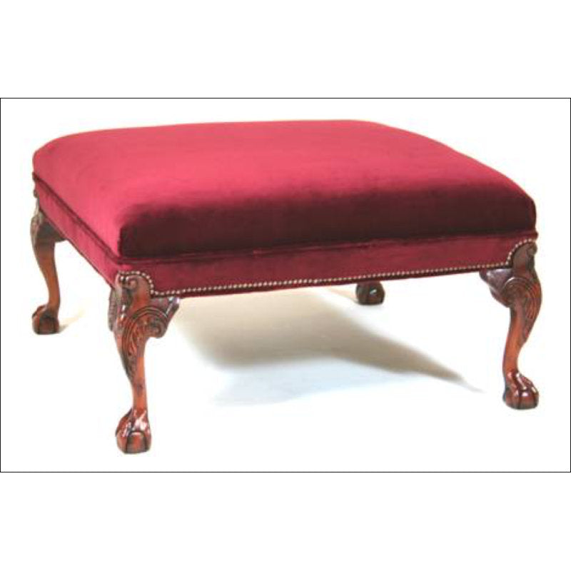 Leather Ottoman